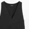 Fließendes, plissiertes Midikleid Fließendes, plissiertes Midikleid