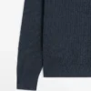 Gerippte Cardigan mit Knöpfen