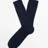 Gerippte Socken aus Baumwollmischung Gerippte Socken aus Baumwollmischung
