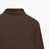 Geripptes Langarm-T-Shirt aus Baumwolle Geripptes Langarm-T-Shirt aus Baumwolle