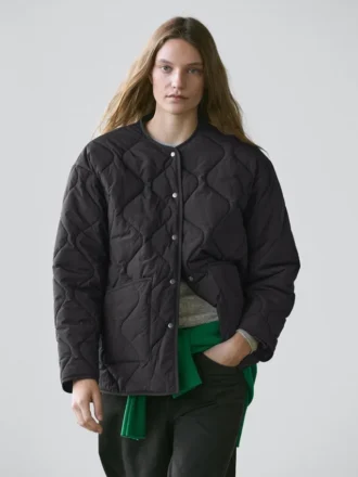 Gesteppte Cape-Jacke