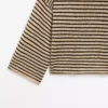 Gestreifter Strickpullover aus 100 % Baumwolle Gestreifter Strickpullover aus 100 % Baumwolle