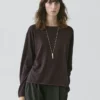 Gestreifter Strickpullover aus Baumwollmischung Gestreifter Strickpullover aus Baumwollmischung