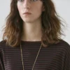 Gestreifter Strickpullover aus Baumwollmischung Gestreifter Strickpullover aus Baumwollmischung