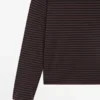 Gestreifter Strickpullover aus Baumwollmischung Gestreifter Strickpullover aus Baumwollmischung