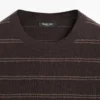Gestreifter Strickpullover mit Rundhalsausschnitt Gestreifter Strickpullover mit Rundhalsausschnitt