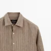 Gestreiftes Hemd aus 100 % Leinen Gestreiftes Hemd aus 100 % Leinen