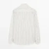 Gestreiftes Hemd aus 100 % Leinen Gestreiftes Hemd aus 100 % Leinen
