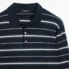 Gestreiftes Poloshirt aus Baumwollmischung