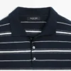Gestreiftes Poloshirt aus Baumwollmischung