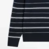 Gestreiftes Poloshirt aus Baumwollmischung