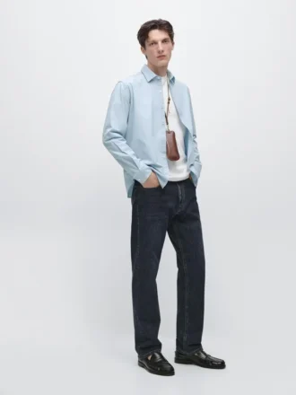 Hemd aus 100 % Baumwoll-Denim