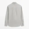 Hemd aus 100 % Leinen mit Taschendetail Hemd aus 100 % Leinen mit Taschendetail