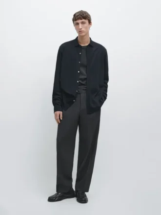 Hemd in Regular Fit aus Melange