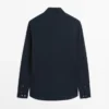 Hemd in Regular Fit aus Melange Hemd in Regular Fit aus Melange