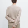 Henley-Pullover aus Baumwollstrick Henley-Pullover aus Baumwollstrick