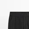 Hose aus 100 % Leinen im Kick-Flare-Schnitt Hose aus 100 % Leinen im Kick-Flare-Schnitt