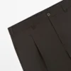 Hose aus kühler Wollmischung mit lockerer Passform Hose aus kühler Wollmischung mit lockerer Passform