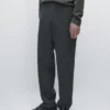 Hose aus strukturierter Cool-Wool Hose aus strukturierter Cool-Wool
