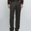 Hose aus Wollmischgewebe im Twill-Muster Hose aus Wollmischgewebe im Twill-Muster