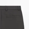Hose aus Wollmischung mit lockerer Passform