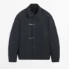 Jacke aus Baumwollmischgewebe mit Knebelverschluss Jacke aus Baumwollmischgewebe mit Knebelverschluss