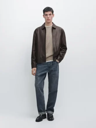 Jacke aus Nappalammleder