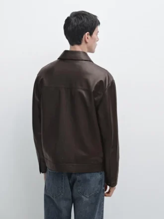 Jacke aus Nappalammleder