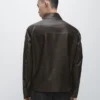 Jacke aus Nappaleder mit Used-Look Jacke aus Nappaleder mit Used-Look