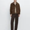 Jacke aus Wildleder Jacke aus Wildleder