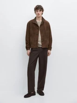 Jacke aus Wildleder