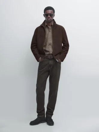 Jacke aus Wildleder
