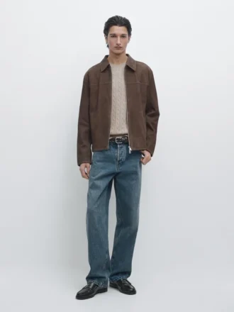 Jacke aus Wildleder