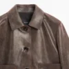 Jacke aus Wildleder Jacke aus Wildleder
