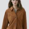 Jacke aus Wildleder Jacke aus Wildleder