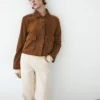Jacke aus Wildleder Jacke aus Wildleder