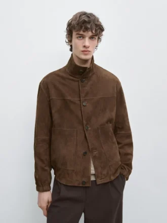 Jacke aus Wildleder