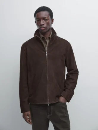 Jacke aus Wildleder