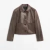 Jacke aus Wildleder Jacke aus Wildleder