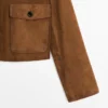 Jacke aus Wildleder Jacke aus Wildleder