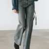 Jeans mit geradem Bein und mittlerer Leibhöhe Jeans mit geradem Bein und mittlerer Leibhöhe