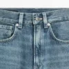 Jeans mit hoher Taille und weitem Bein