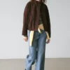 Jeans mit mittlerer Leibhöhe und Schlag