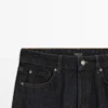 Jeans mit mittlerer Leibhöhe und weitem Bein Jeans mit mittlerer Leibhöhe und weitem Bein