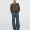 Jeans mit weitem Bein