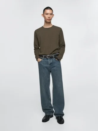 Jeans mit weitem Bein