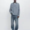 Jeanshemd in Regular Fit mit Taschendetails Jeanshemd in Regular Fit mit Taschendetails