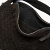 Kleine geflochtene Tasche aus Spaltleder Kleine geflochtene Tasche aus Spaltleder