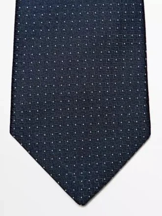Krawatte aus 100 % Seide mit Polka-Dot-Muster