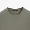 Kurzarm-T-Shirt aus 100 % Baumwolle Kurzarm-T-Shirt aus 100 % Baumwolle